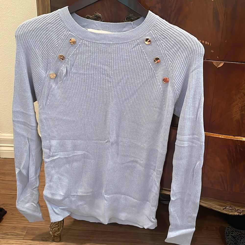 Loft Lightweight Blue Sweater - image 1